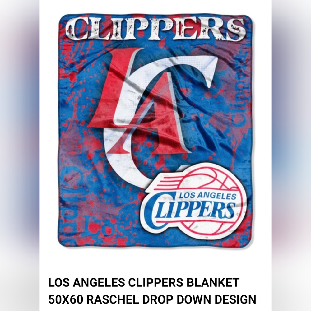 NBA Royal plush Raschel throw